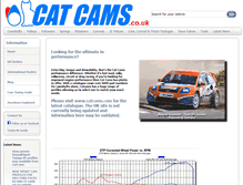 Tablet Screenshot of catcams.co.uk